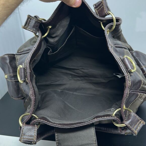 Faux cuir tote bag - Picture 3 of 3